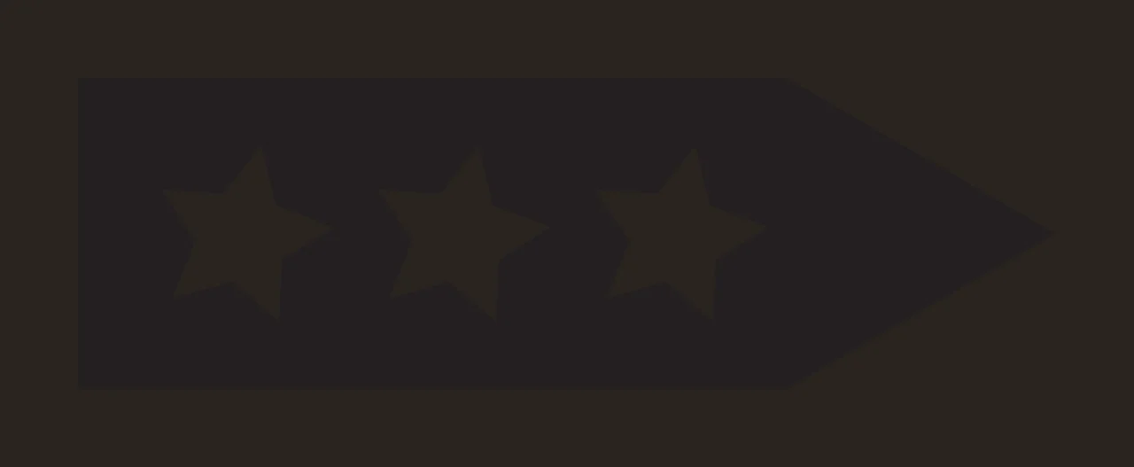 Rectangle With Three White Stars point graphic symbol black contrast preview thumbnail