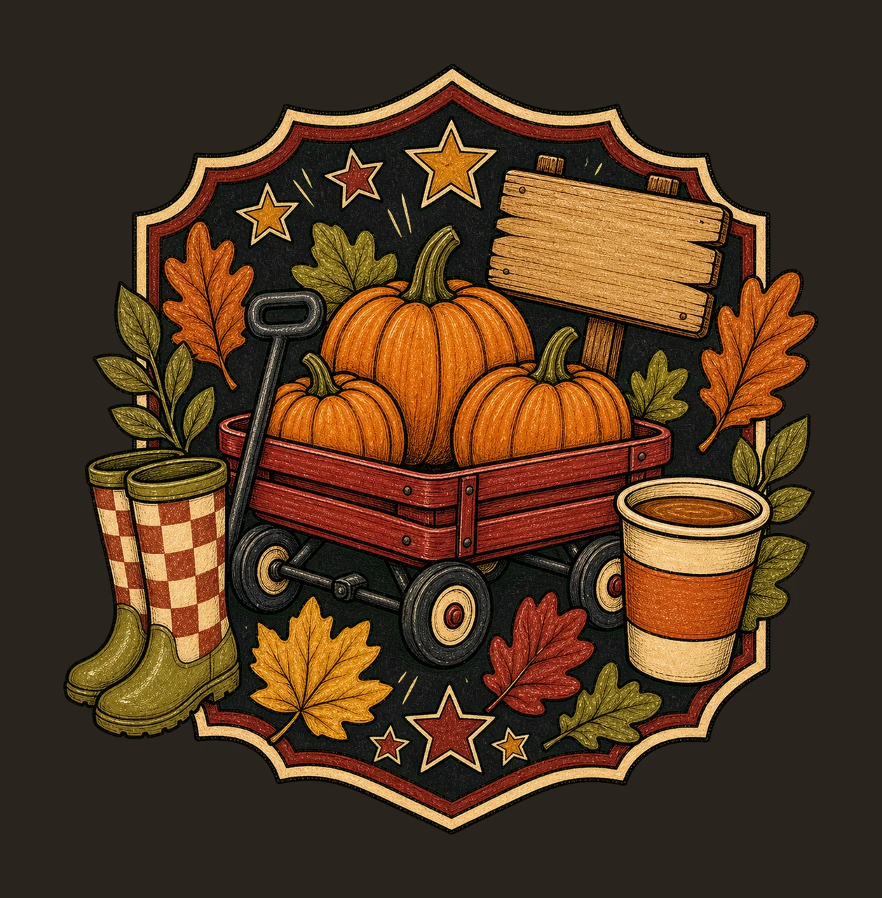 pumpkin patch 03 retro varsity sublimation instant shirt contrast preview thumbnail