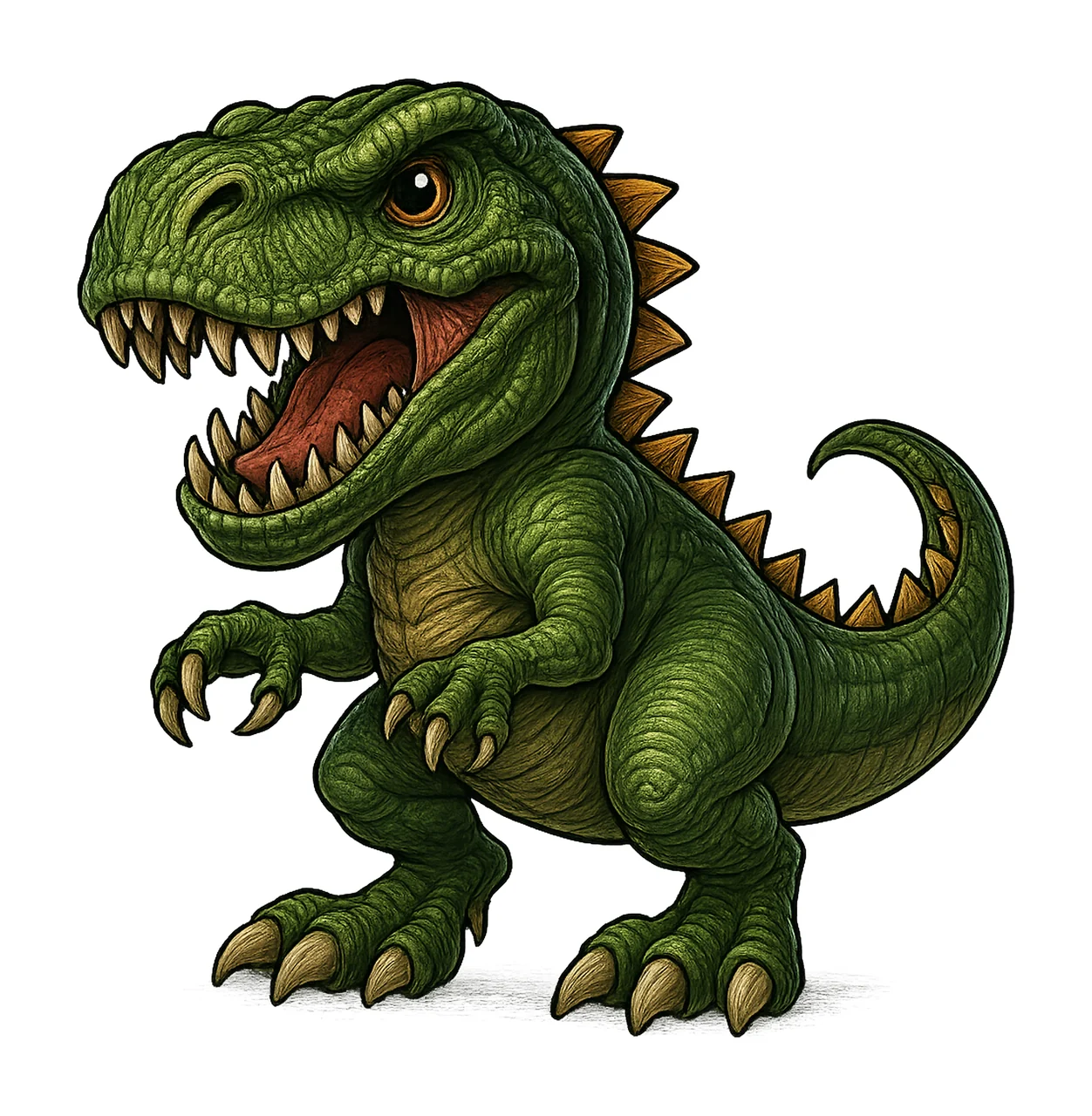 Cute Rex Sublimation Design Dinosaur Artwork Kids Shirt