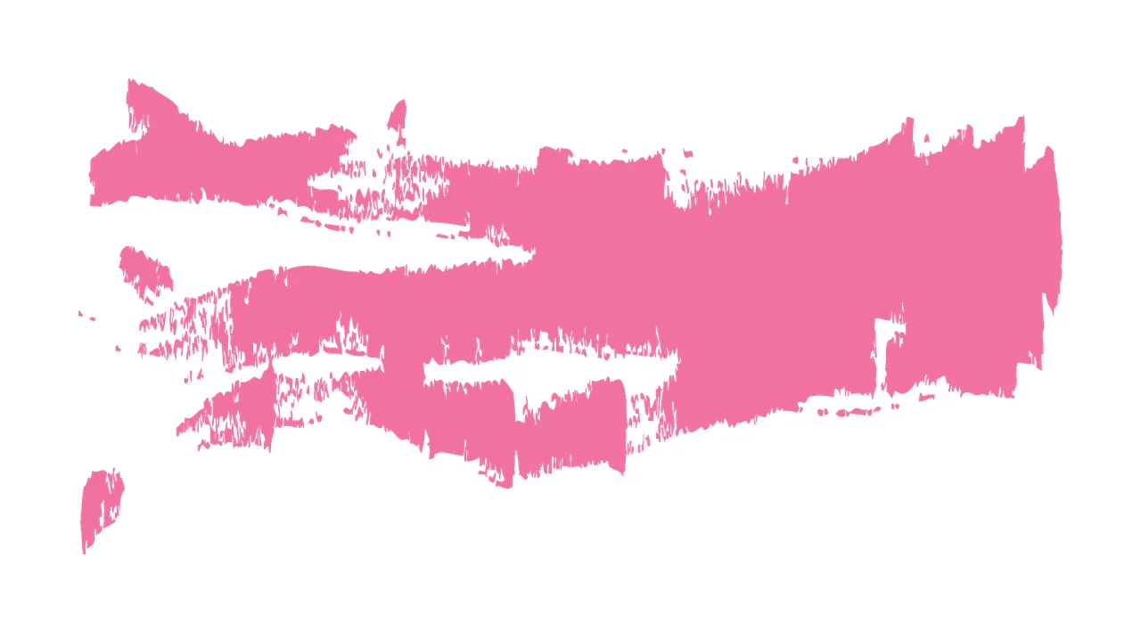 Paint Brush Rough Black Horizontal Stroke smearing expressive