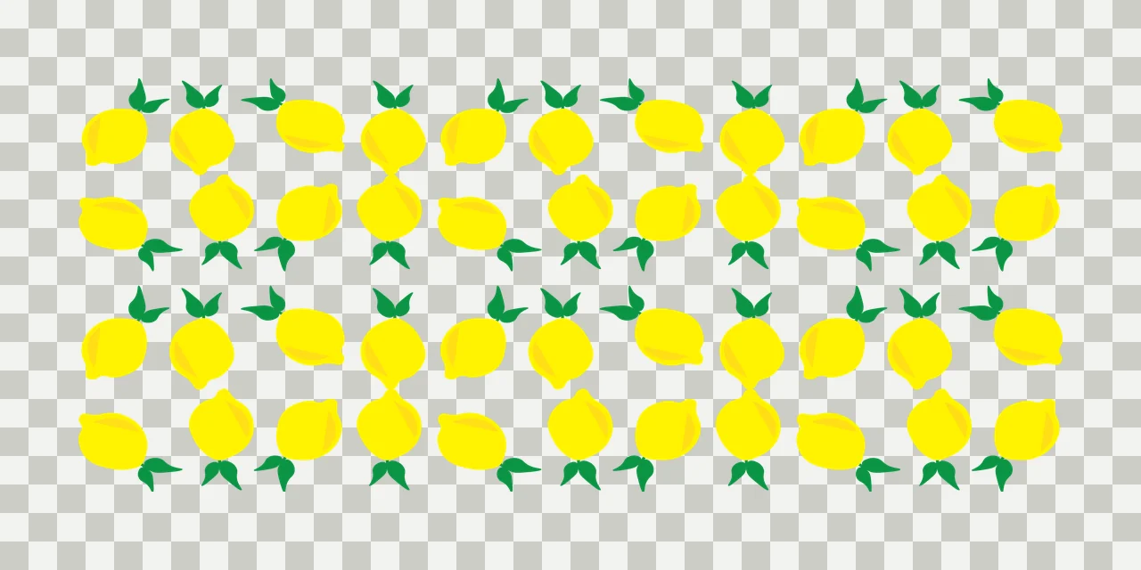 Can Glass Wrap Black Silhouette Lemon Pattern leaf white background transparency and detail preview thumbnail