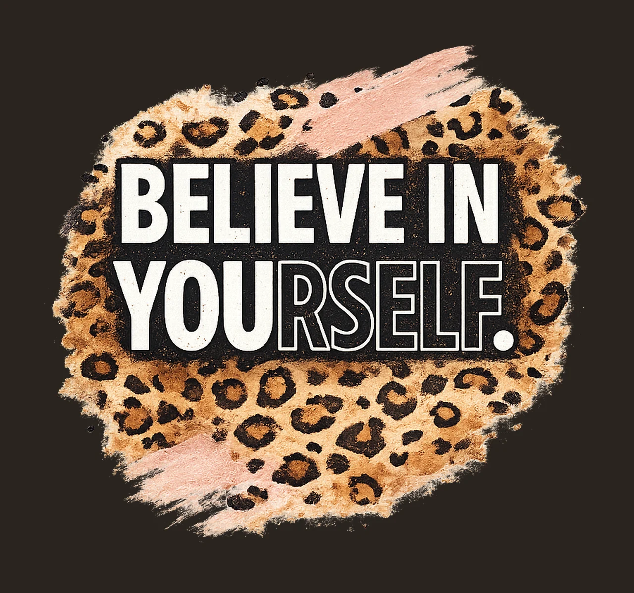 Believe in Yourself Be Yourself Design Mental Health Self contrast preview thumbnail