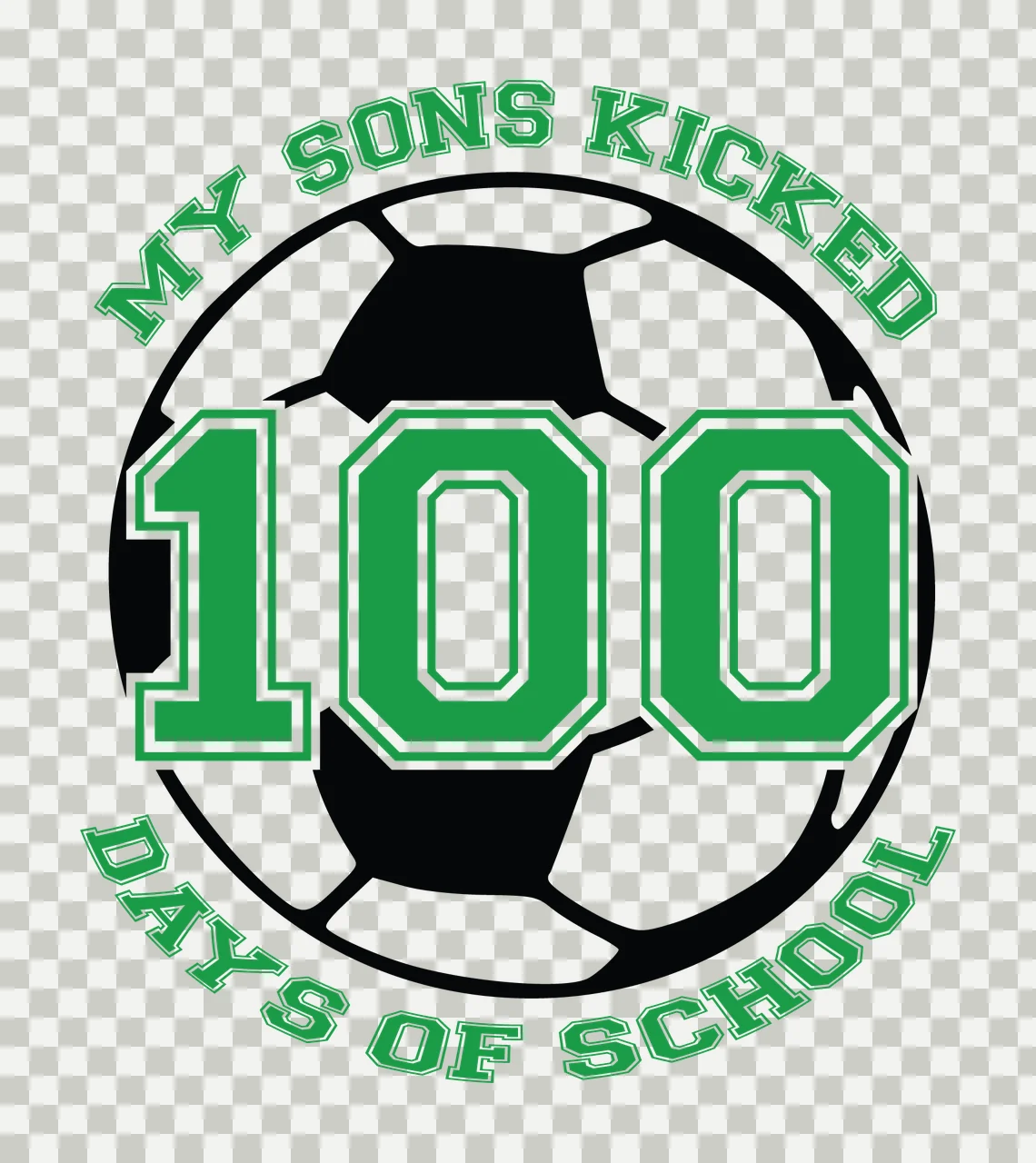 Soccer Retro football ball futbol goal vintage style groovy transparency and detail preview thumbnail