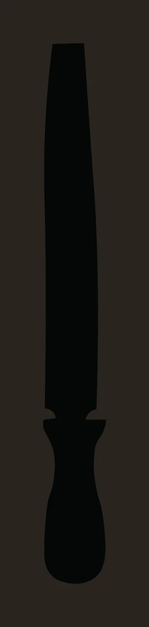Black Silhouette Of A Handheld Metalworking Tool handle blade contrast preview thumbnail