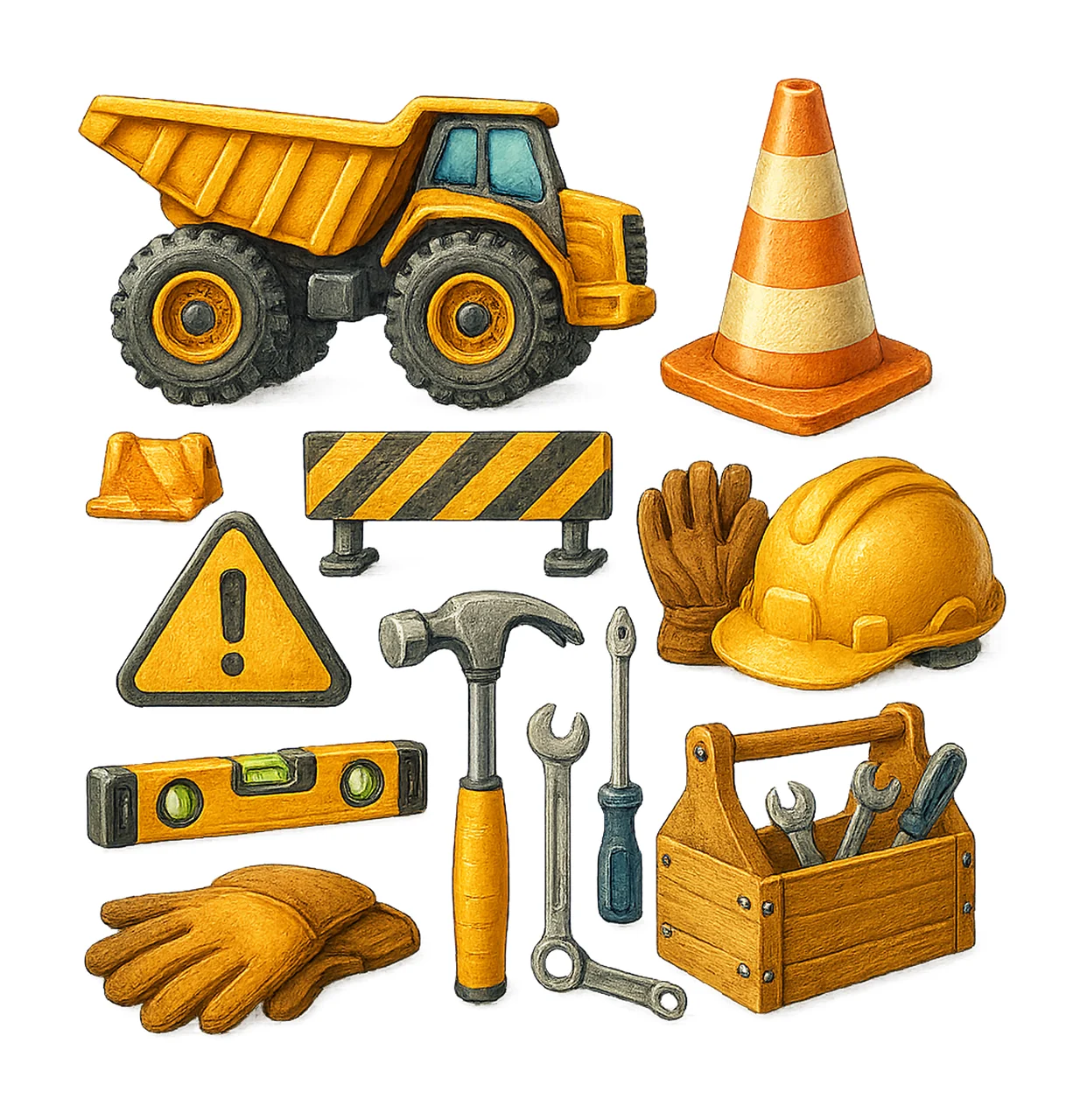 Construction Collage Kids Construction Shirt Design