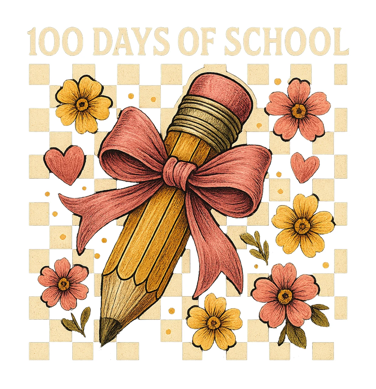 100 Days of School Shirt 100th Day Celebration Design