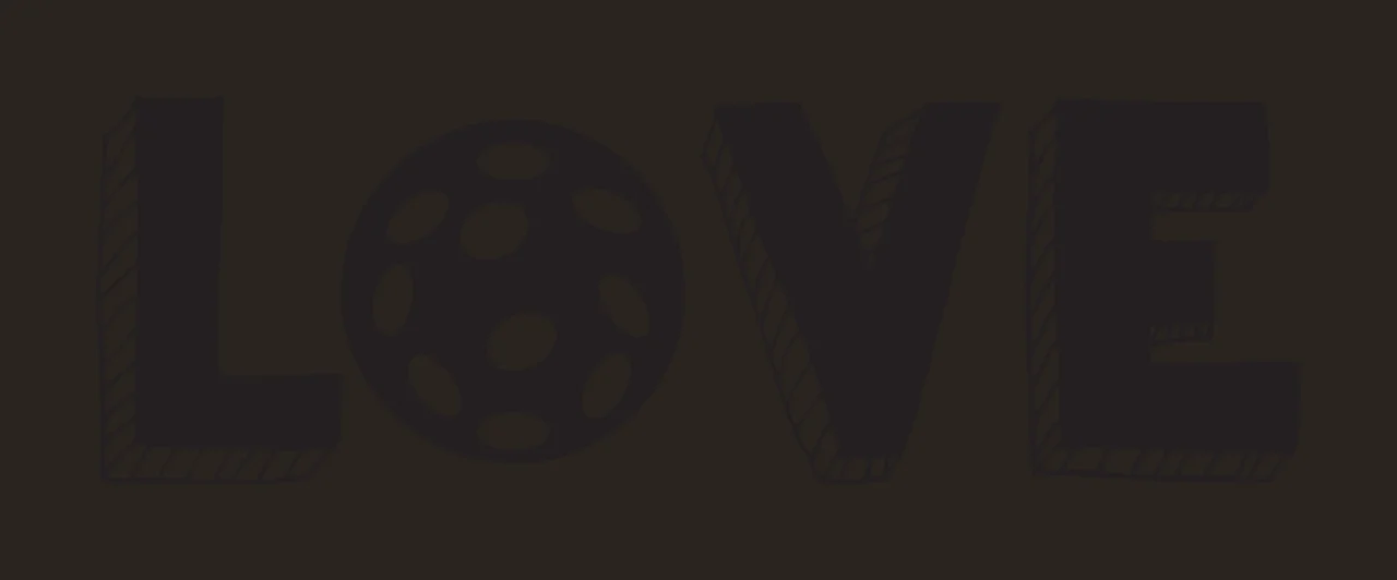 Pickleball Love Word With Ball letters block black white typography contrast preview thumbnail