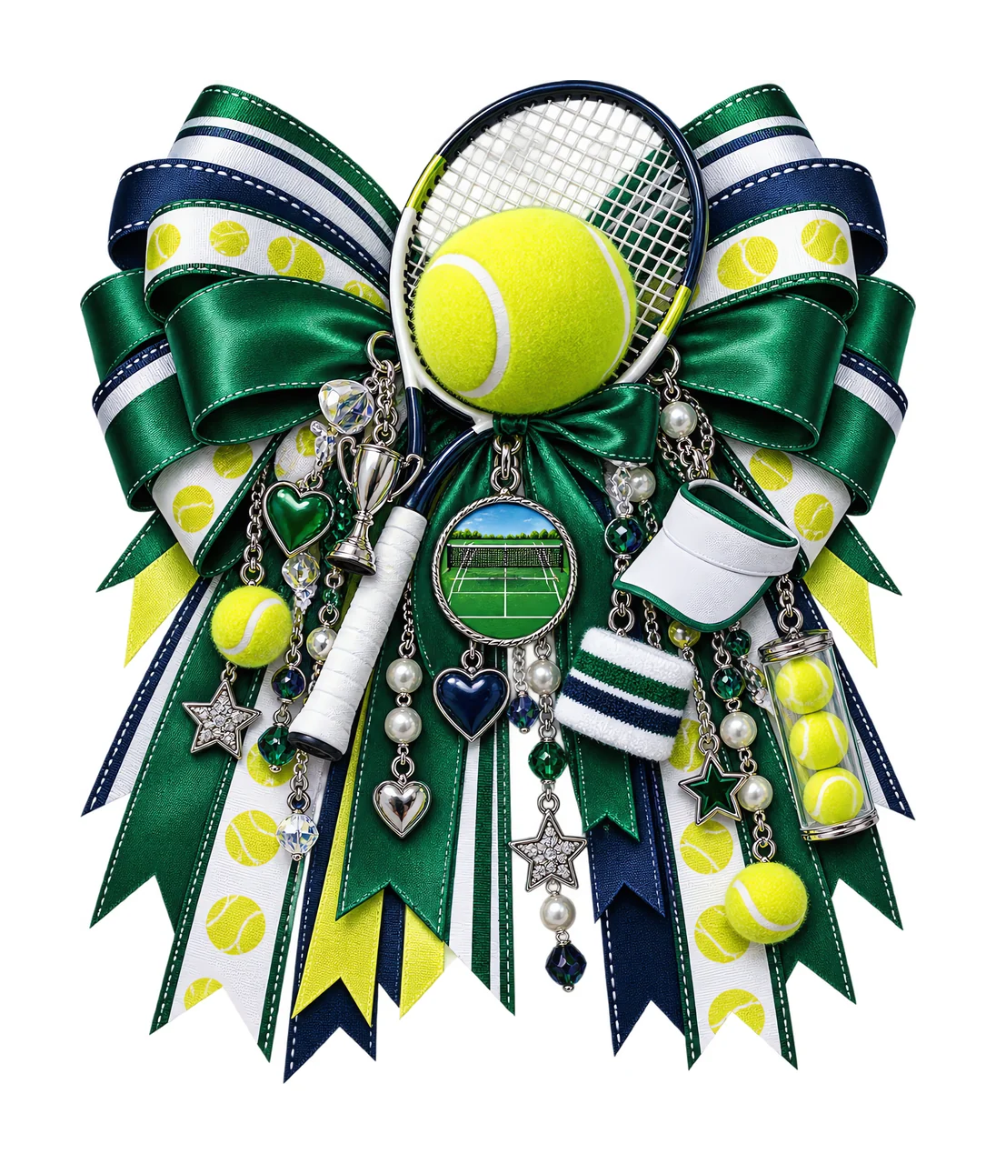 Tennis PNG, Tennis Racket and Tennis Ball Coquette Bow, No Text Sublimation Clipart, Transparent Digital Download