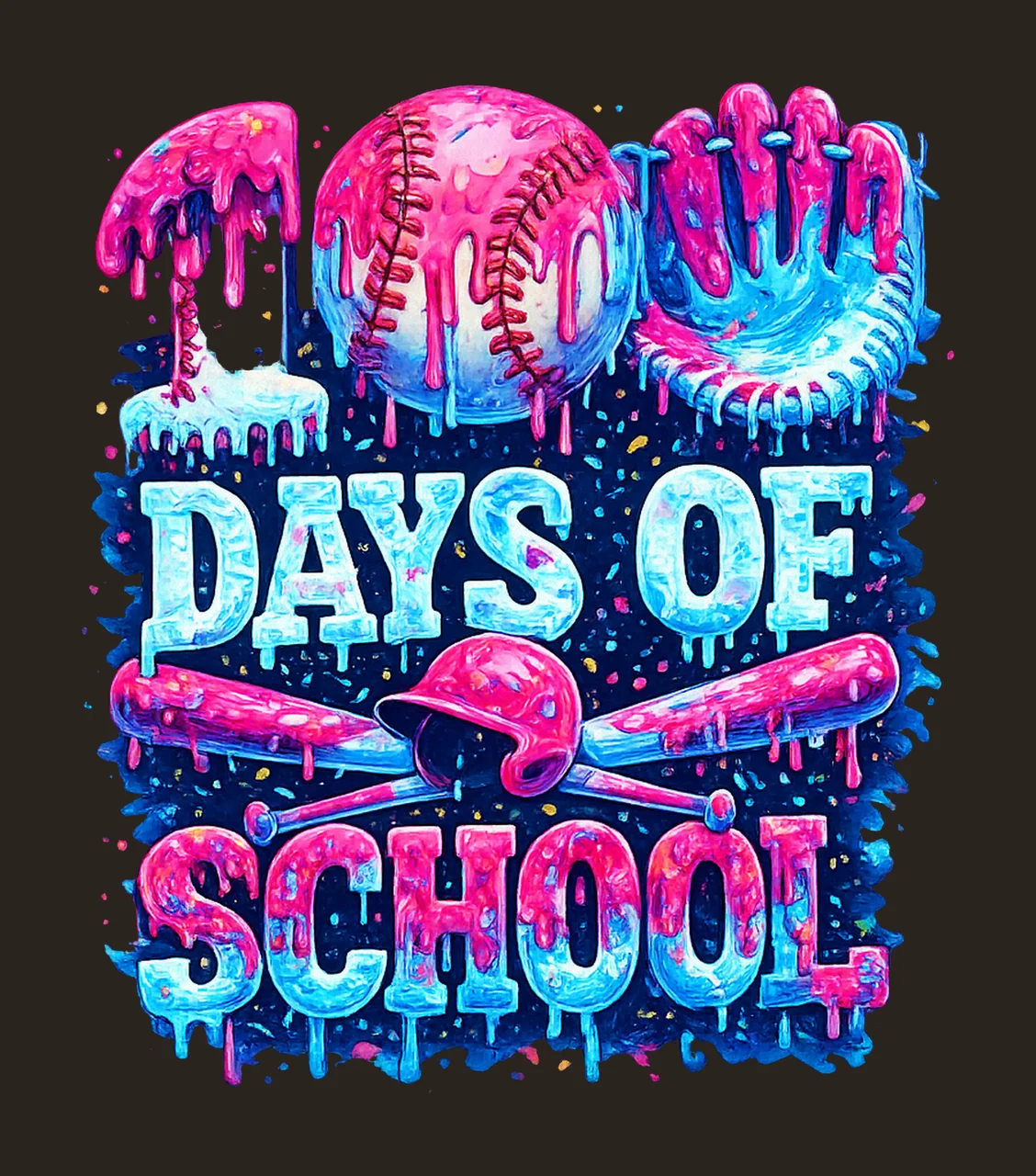 Survived 100 Days Of School Survived 67 Days Of Variation A contrast preview thumbnail