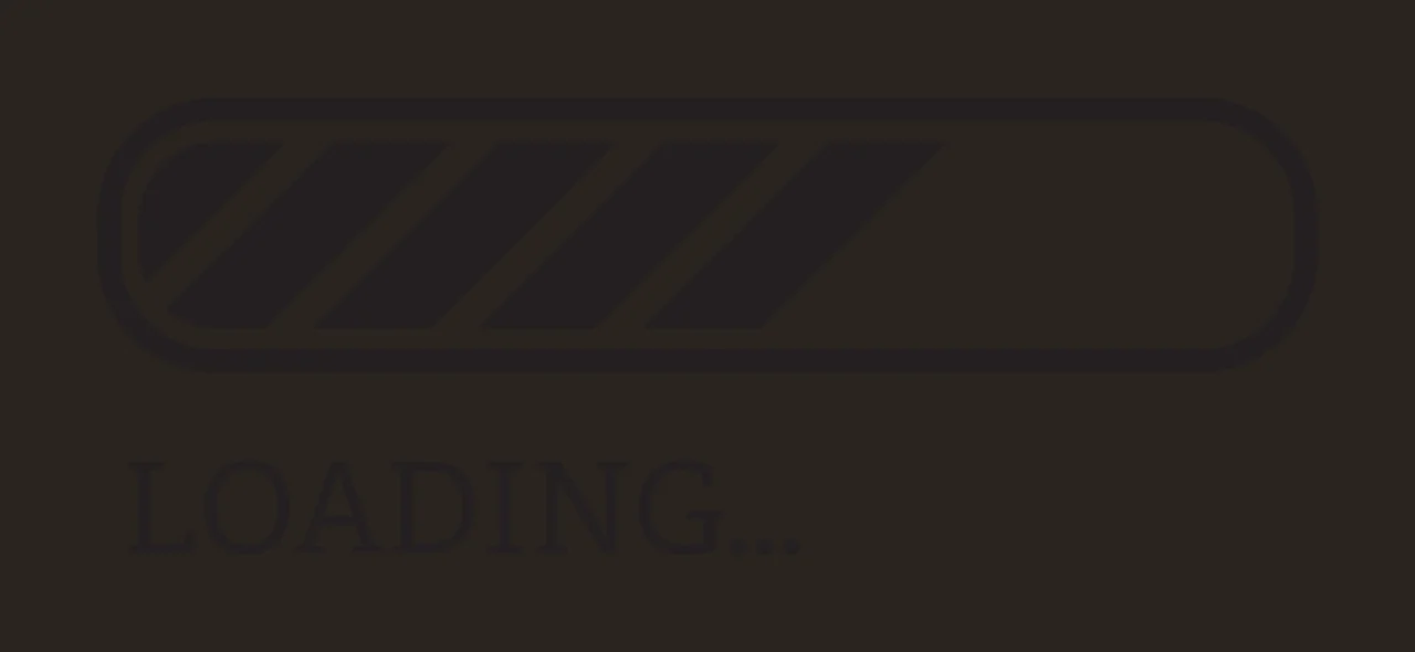 Loading Horizontal Bar With Three Slanted Black Segments progress contrast preview thumbnail
