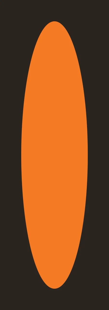 Solid Black Oval Vertical Shape minimalist geometry 91 F16 bookmark contrast preview thumbnail