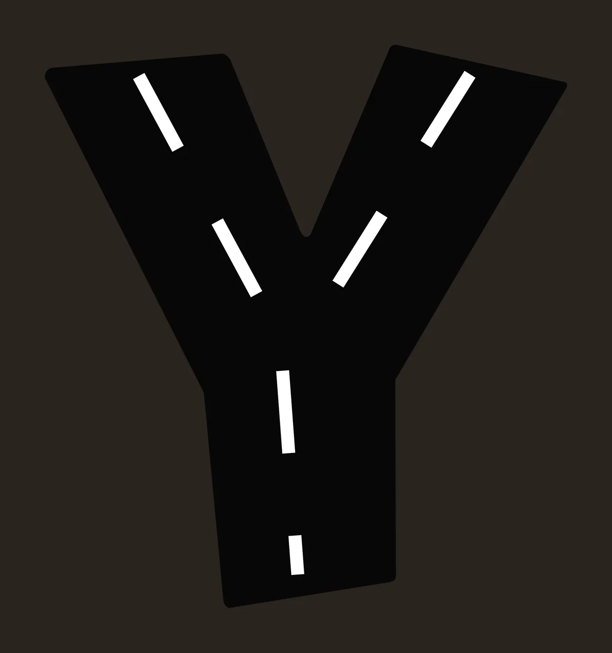 Race Track Font Character 16 racing checkered flag speedway contrast preview thumbnail