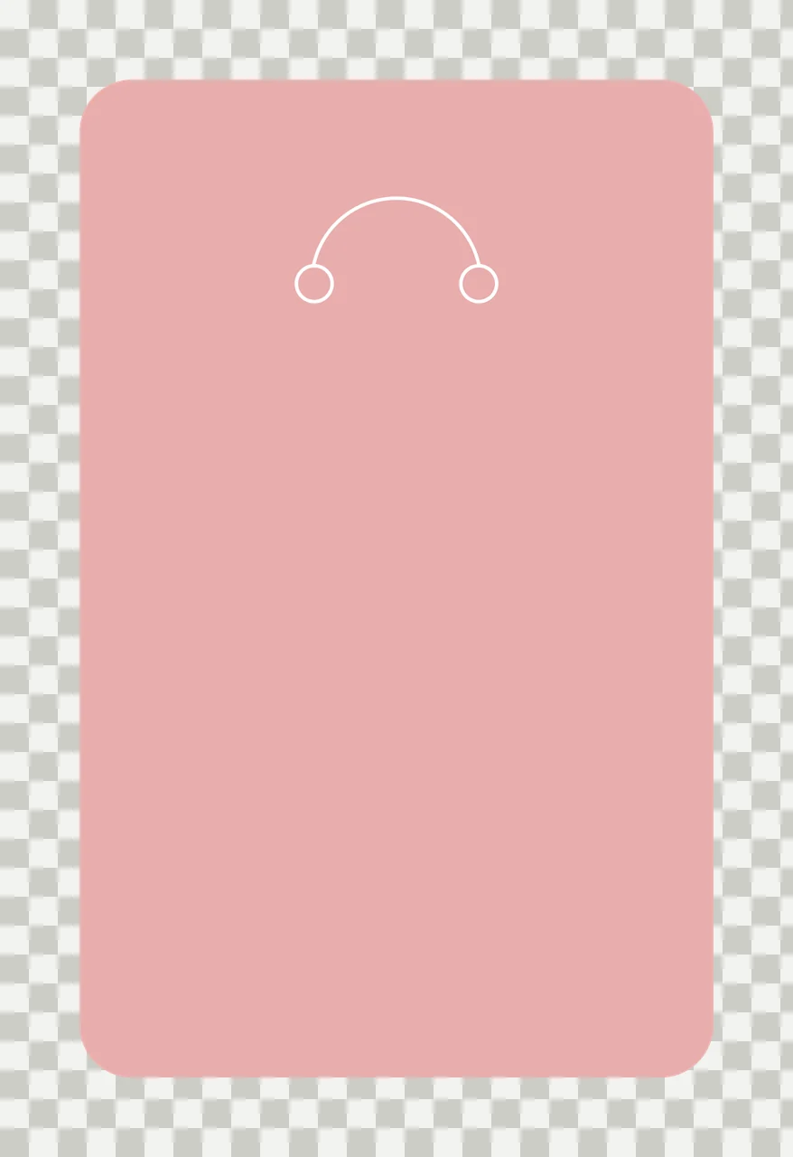 Keychain Black Vertical Rectangular Card Shape rectangle minimalist transparency and detail preview thumbnail