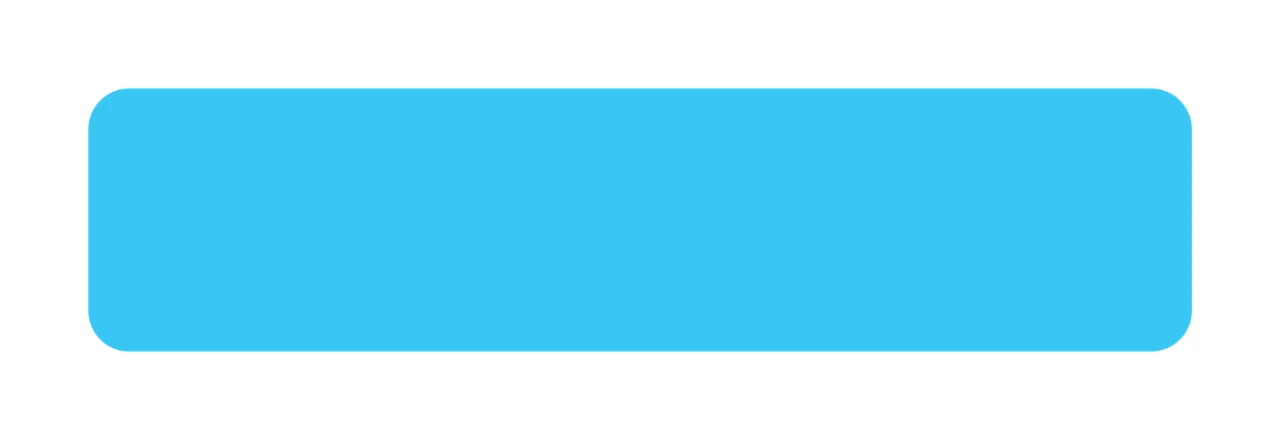 Horizontal Black Rectangle With Rounded Corners On White minimalist