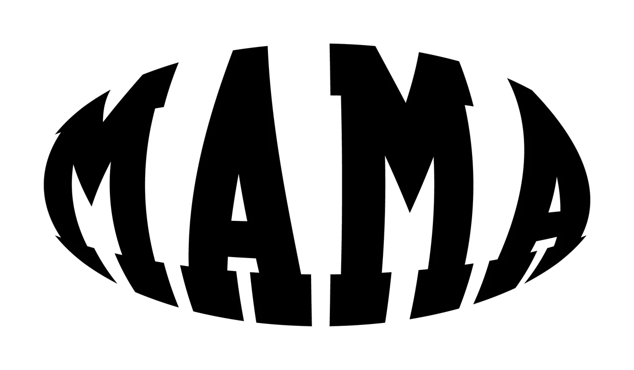 Mama Text Inside Oval Border