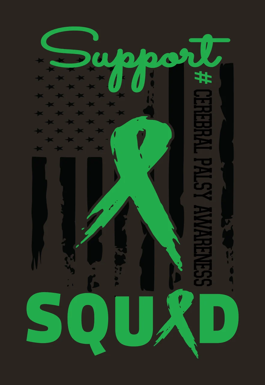 Cerebral Palsy Awareness ribbon support advocacy hope campaign contrast preview thumbnail