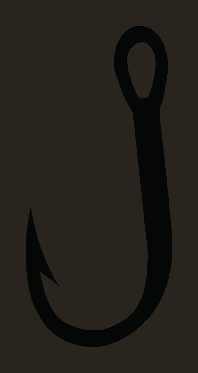 Can Glass Wrap Single Sharp Curved Fish Hook contrast preview thumbnail