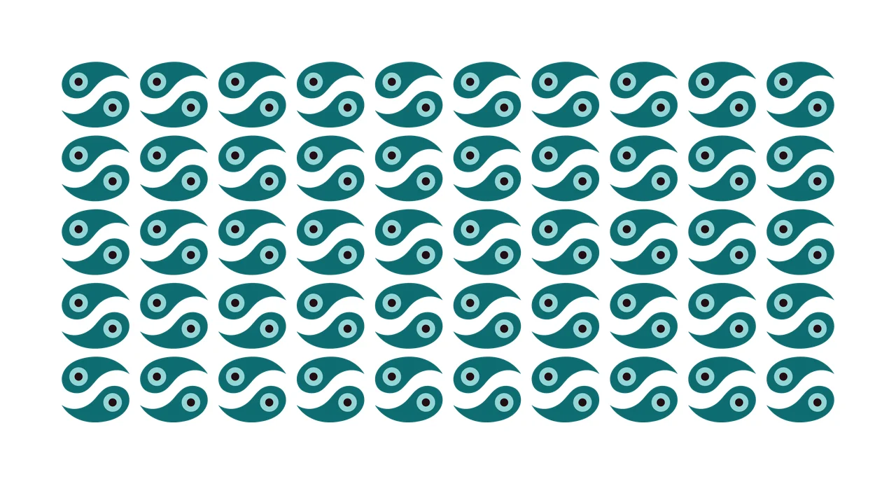 Can Glass Wrap Grid Of Black Swirl Shapes pattern circles swirls