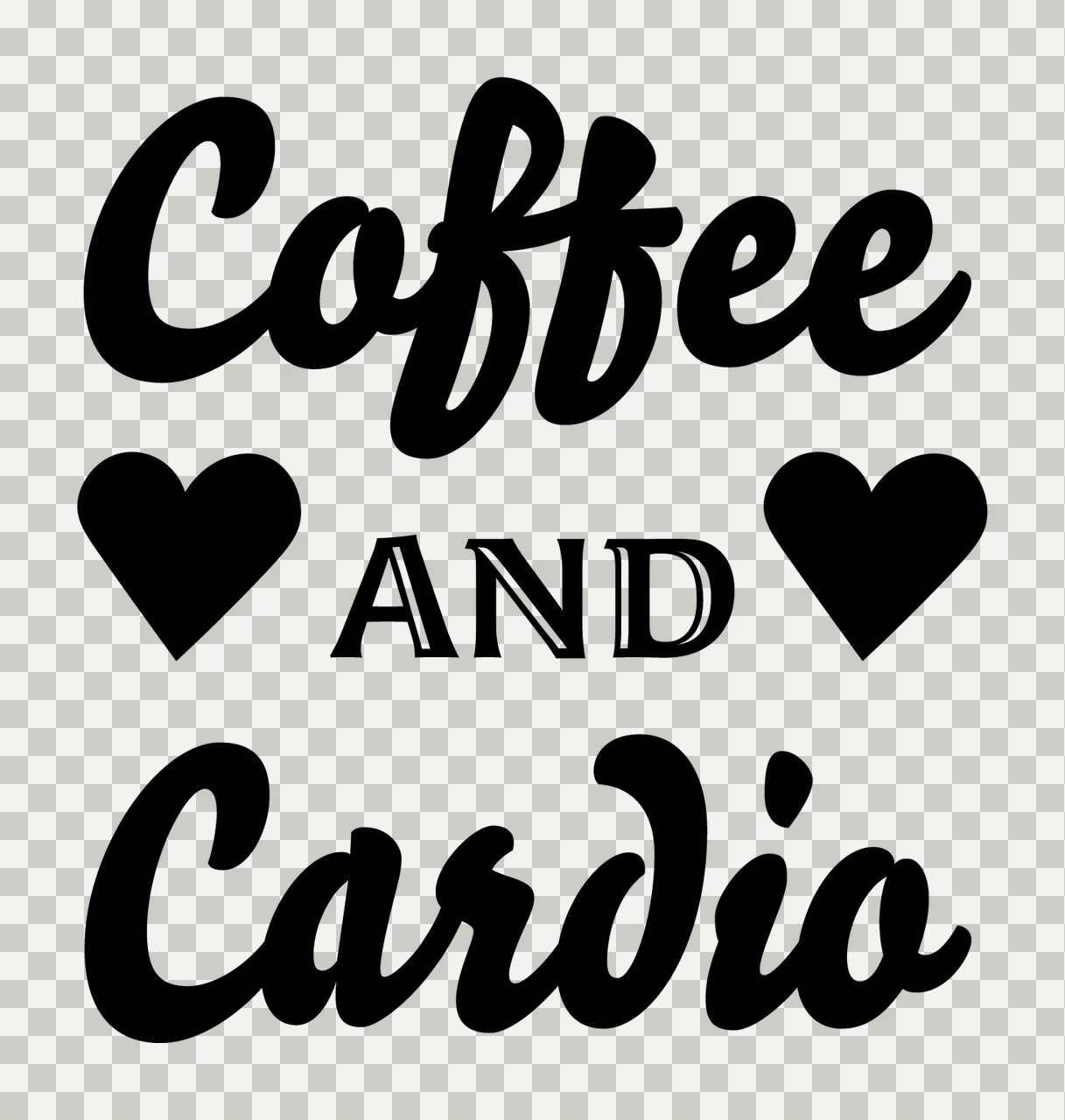 Can Glass Wrap Script Font Text About heart shapes typography transparency and detail preview thumbnail