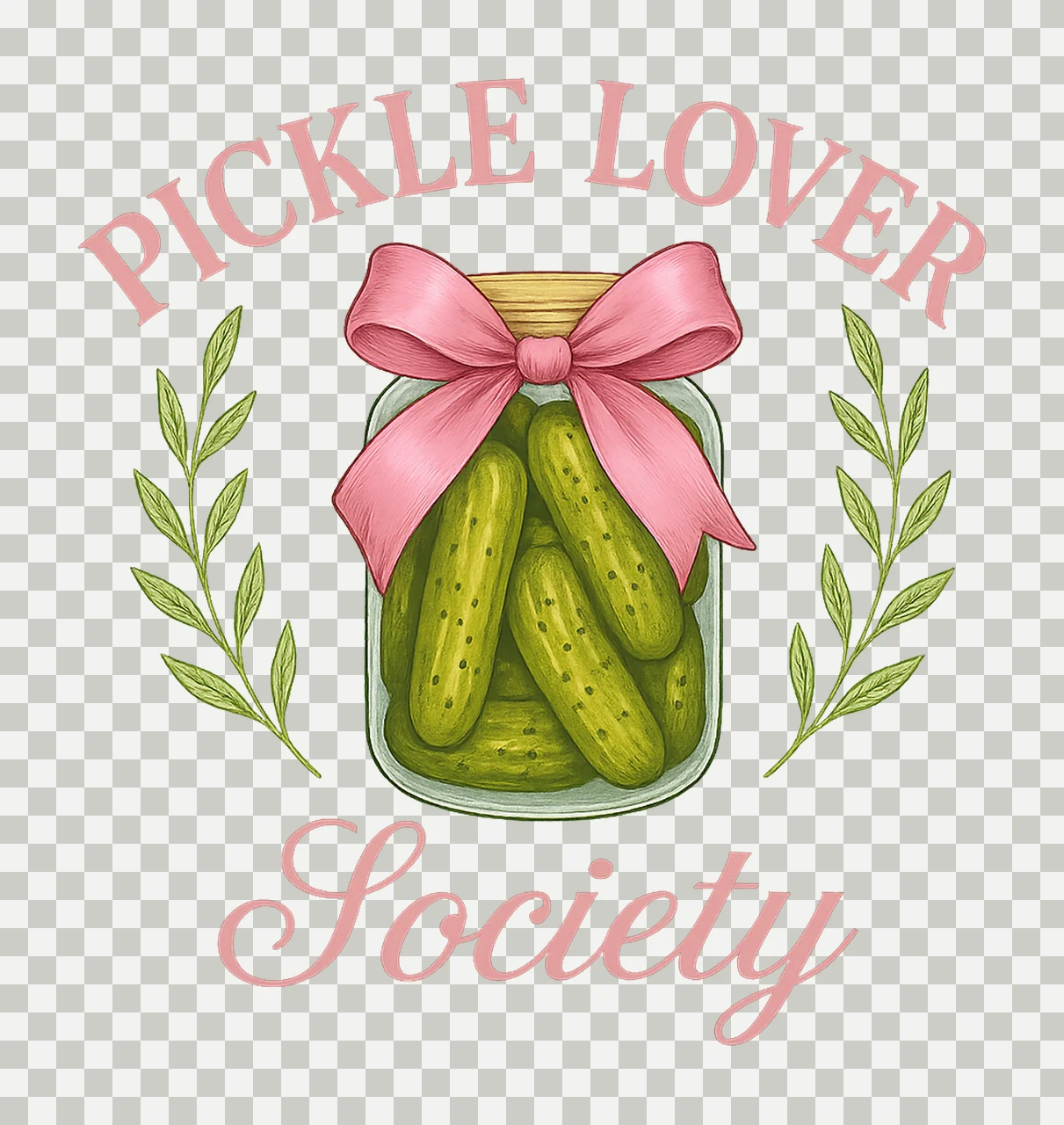 Coquette Pickle Addict Social Club Shirt Funny Pickle Lover transparency and detail preview thumbnail