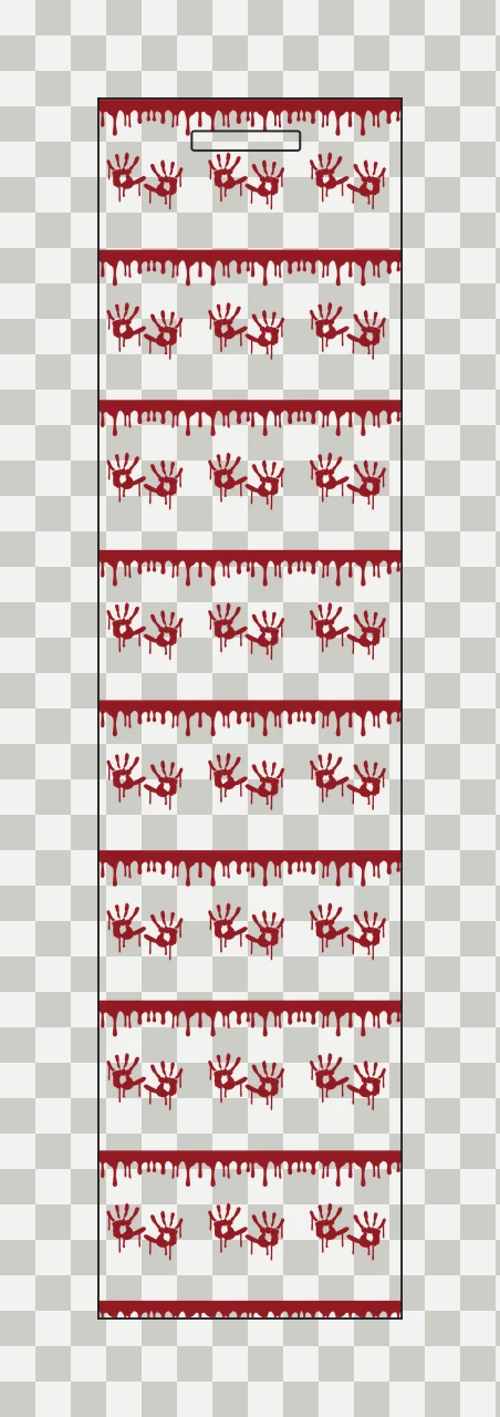 Dripping Paint Handprint Pattern Design Handprints Repeat Drip transparency and detail preview thumbnail