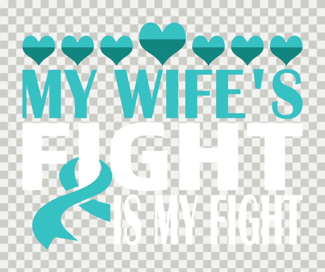 Ovarian Cancer awareness ribbon survivor hope support campaign transparency and detail preview thumbnail