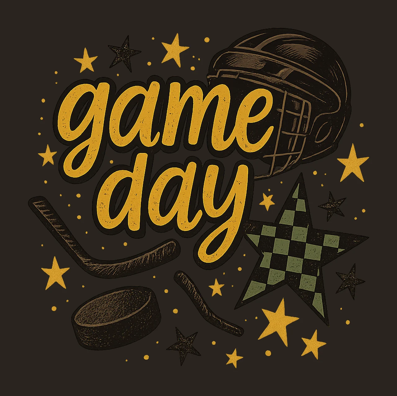 Hockey Game Day Hockey Sleeve Design Sublimation Digital contrast preview thumbnail