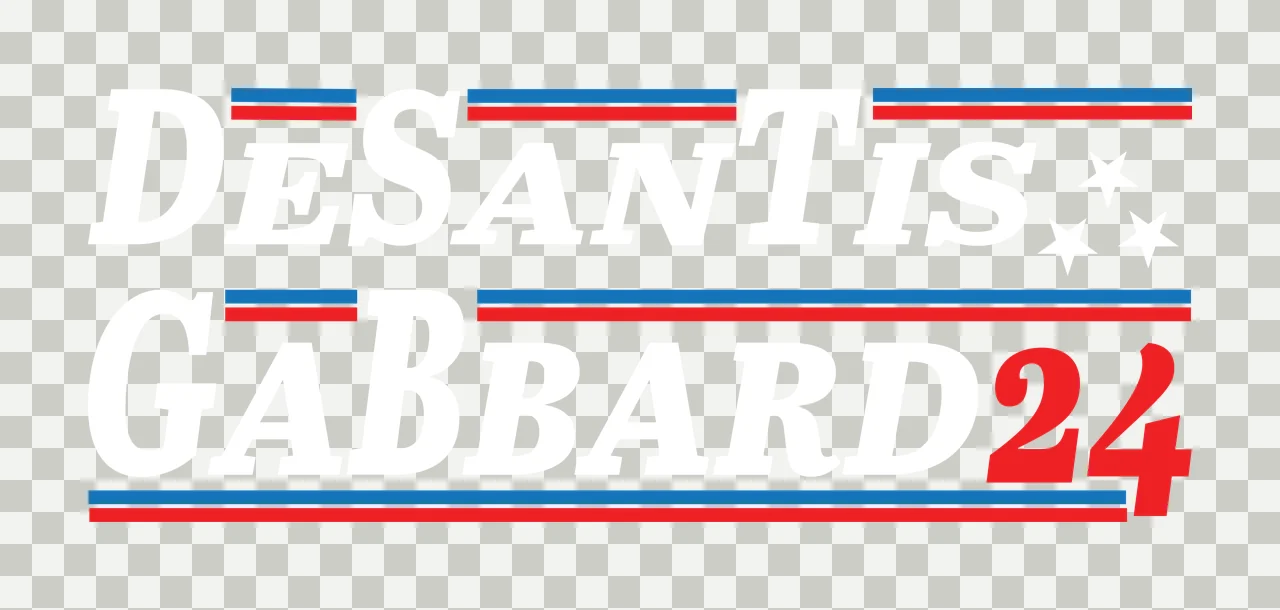 24 Striped Number Design with red and blue horizontal stripes and bold red number 24 in white transparency and detail preview thumbnail
