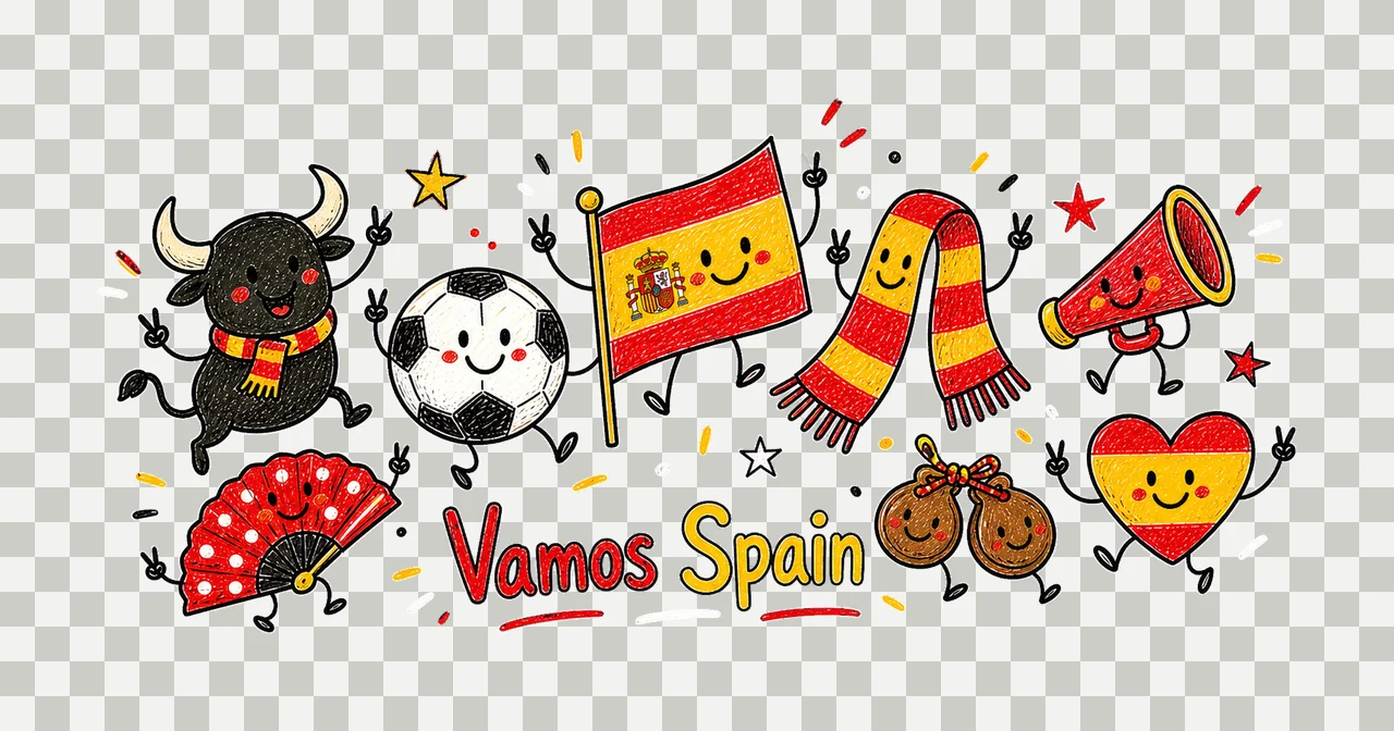 Spain Soccer Doodle Fan sublimation instant shirt design transparency and detail preview thumbnail