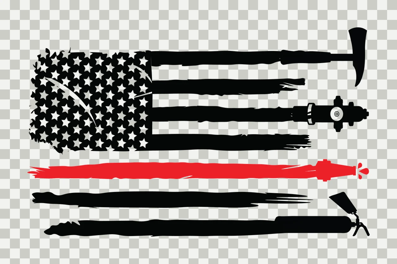 Flag Tools Horizontal Graphic With And A Distressed aligned transparency and detail preview thumbnail