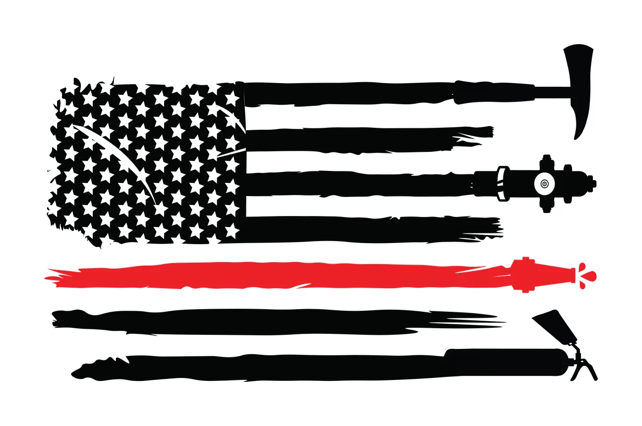Flag Tools Horizontal Graphic With And A Distressed aligned