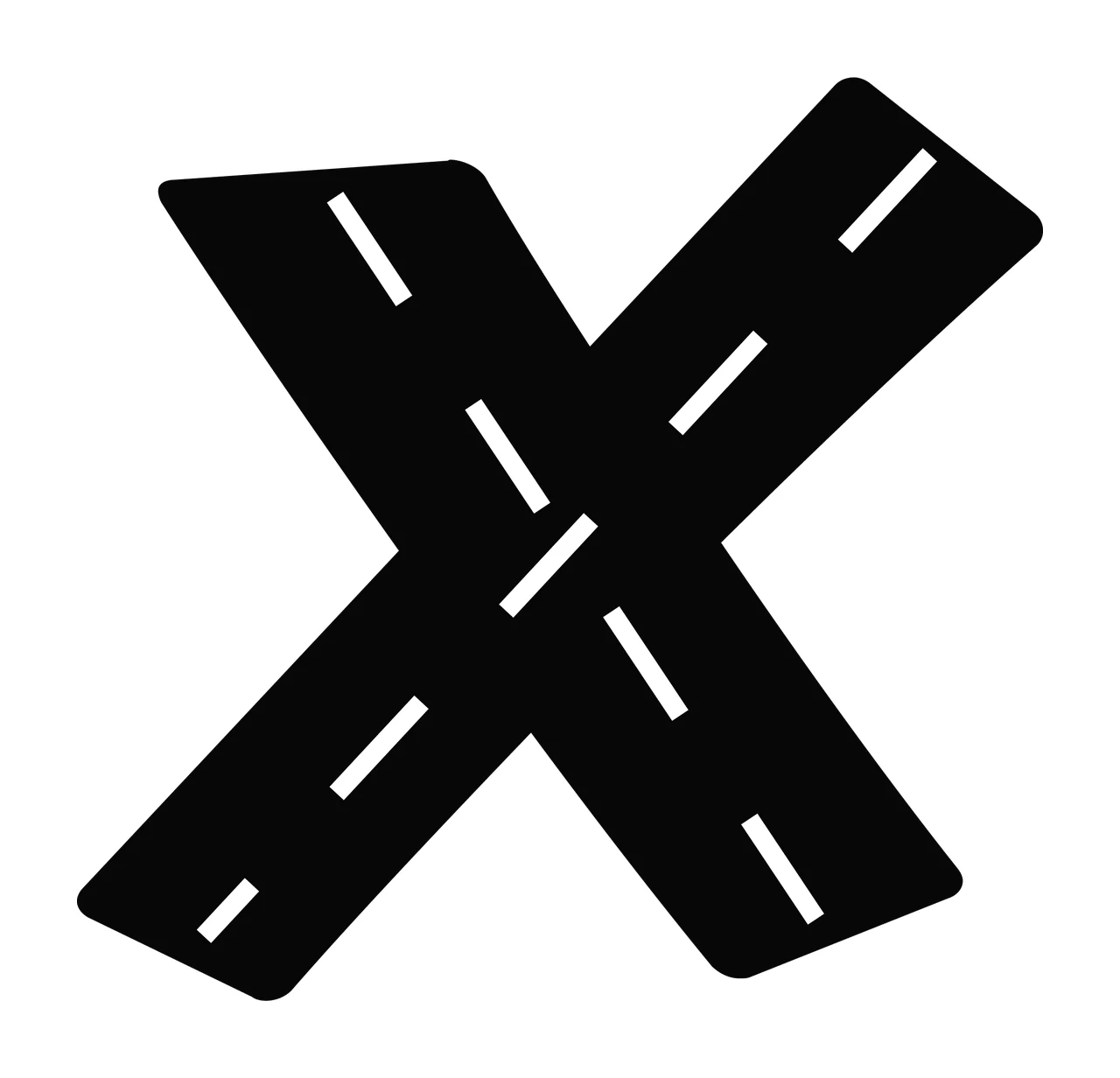 Race Track Font Character 15 racing checkered flag speedway