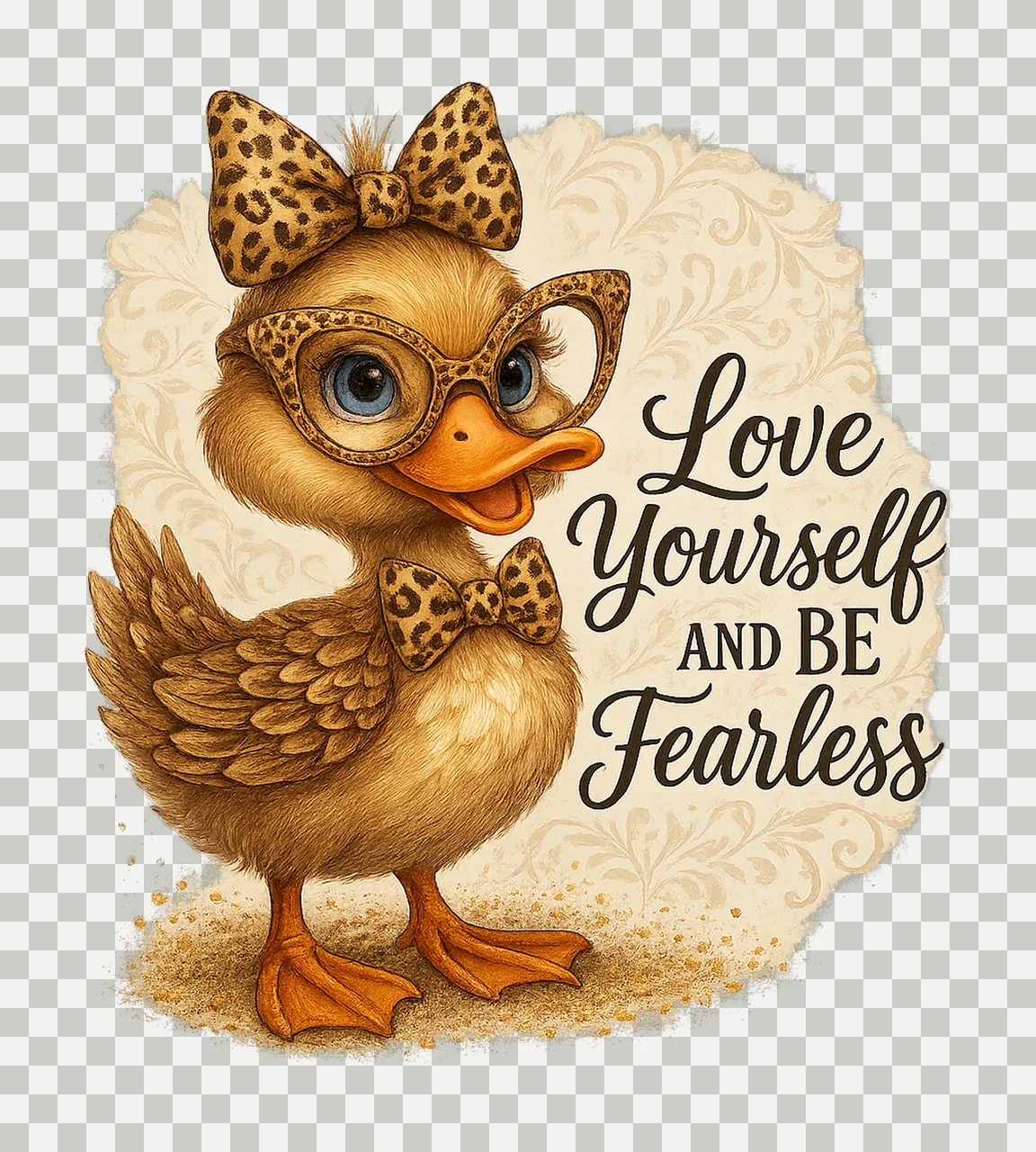 Be Yourself Inspirational Artwork Sublimation Design transparency and detail preview thumbnail
