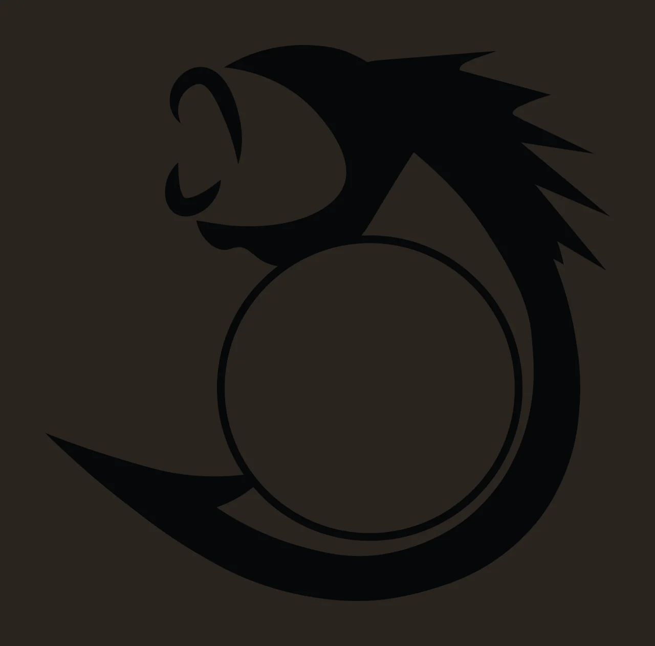 Fishing Hunting Monogram Character 01 fisherman angler Variation contrast preview thumbnail
