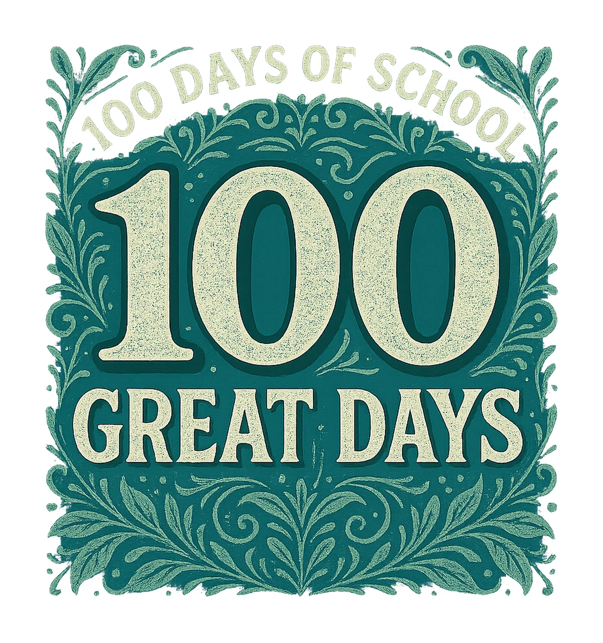 100th Day of School Teacher 100 Days Smarter Design Fun