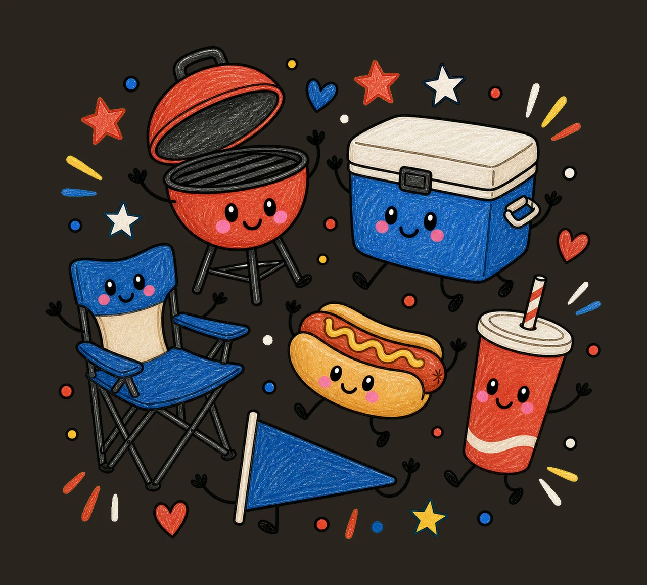 tailgate 04 cozy crayon sublimation instant shirt design contrast preview thumbnail