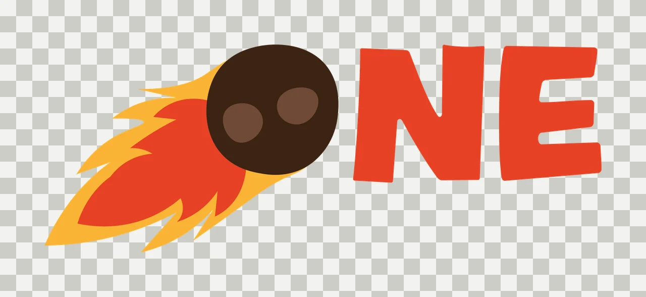 One Text With Flaming Ball transparency and detail preview thumbnail