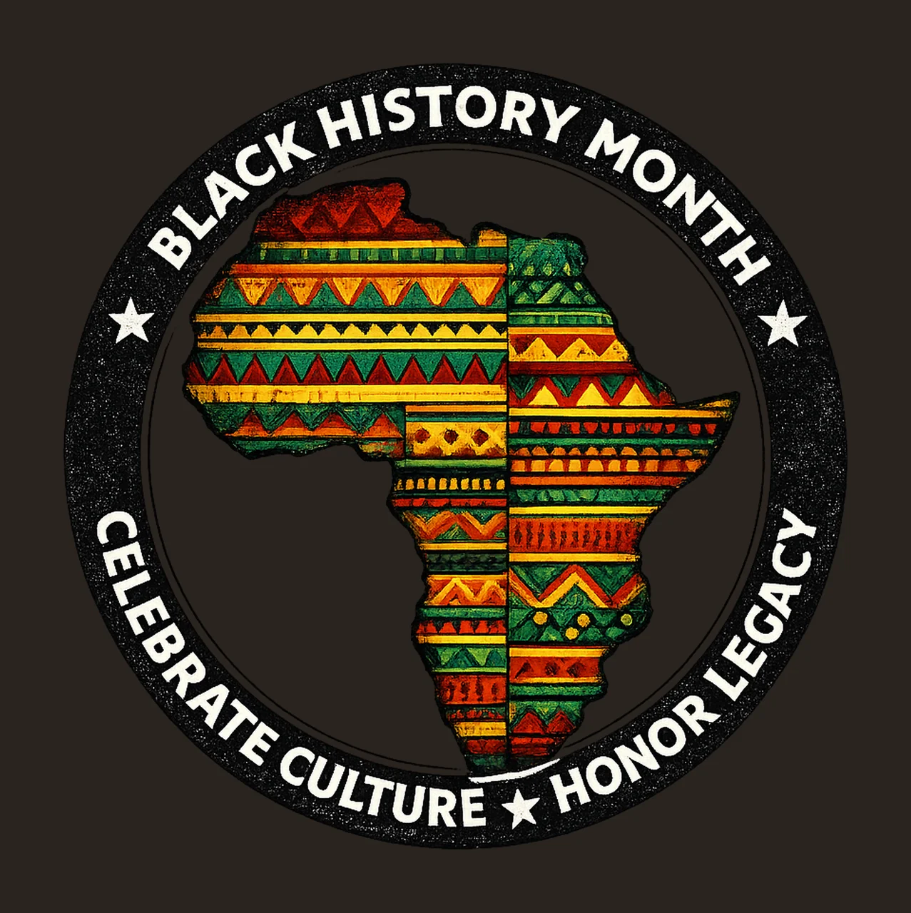 Black History Month Design African Heritage Artwork Cultural contrast preview thumbnail