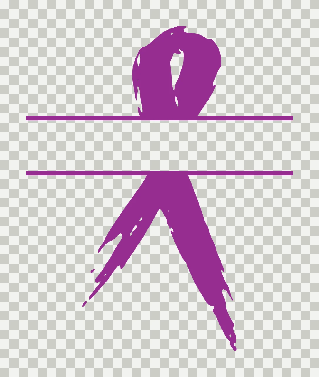 Ribbon With Band And Awareness In Black transparency and detail preview thumbnail