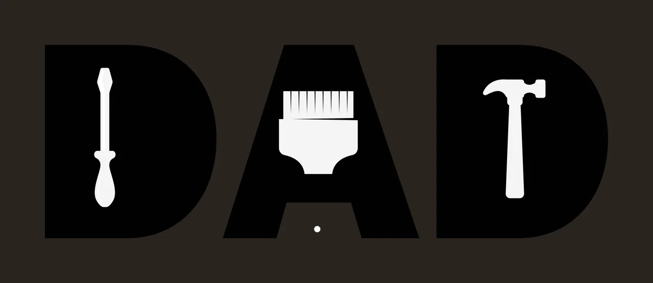 Dad Illustration father papa fatherhood fathers day contrast preview thumbnail