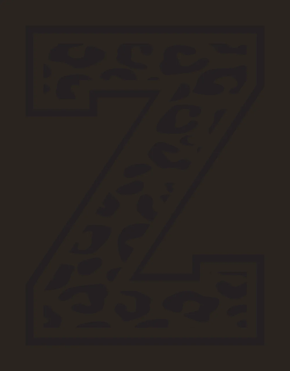 Can Glass Wrap Z Letter Pattern Overlay contrast preview thumbnail