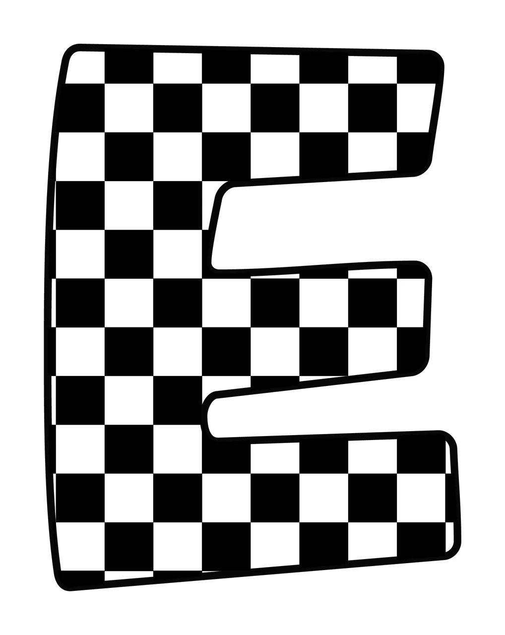 Can Glass Wrap E Letter With Monochrome