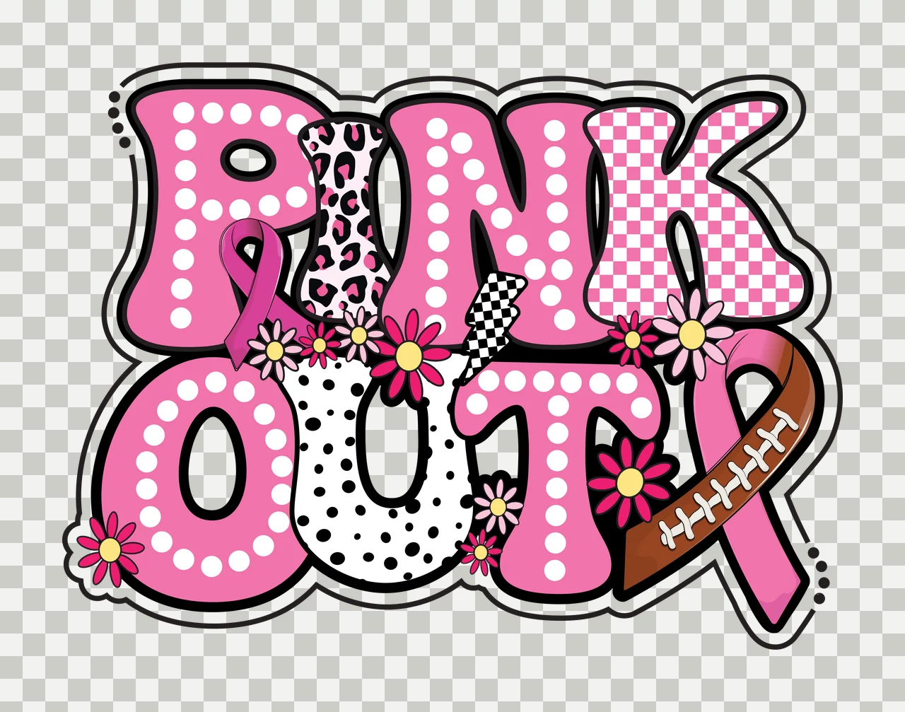 In Bold Bubble Font Word Design decorative lettering letters transparency and detail preview thumbnail