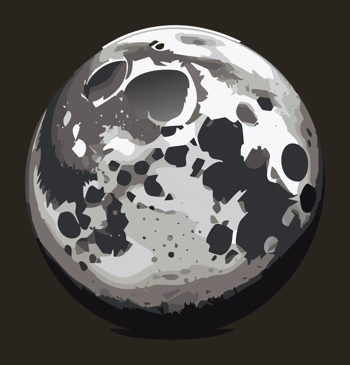 Circular Map Grid Graphic Element globe lines line drawing contrast preview thumbnail