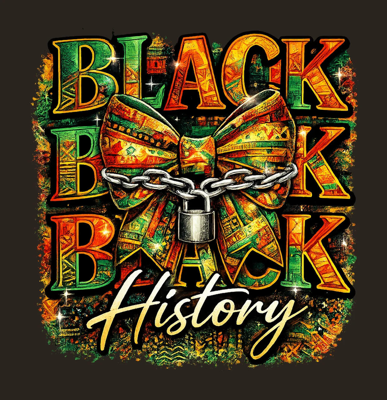 Black History Y2K Black History Month Design Africa Coquette contrast preview thumbnail