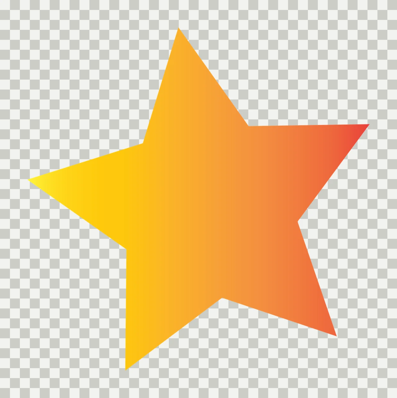 Five Pointed Black Star Shape flat icon symbol 5 F16 space big Space transparency and detail preview thumbnail