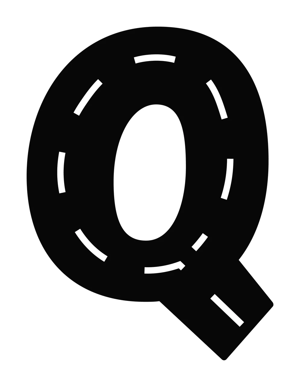 Can Glass Wrap Q Letter As A Road