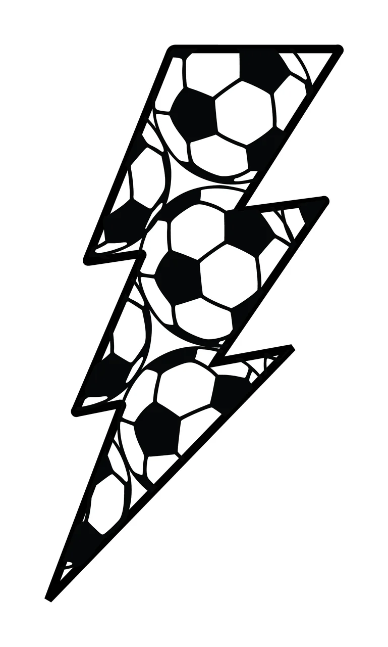 Bolt Lightning Symbol Black Silhouette pointed downward clean