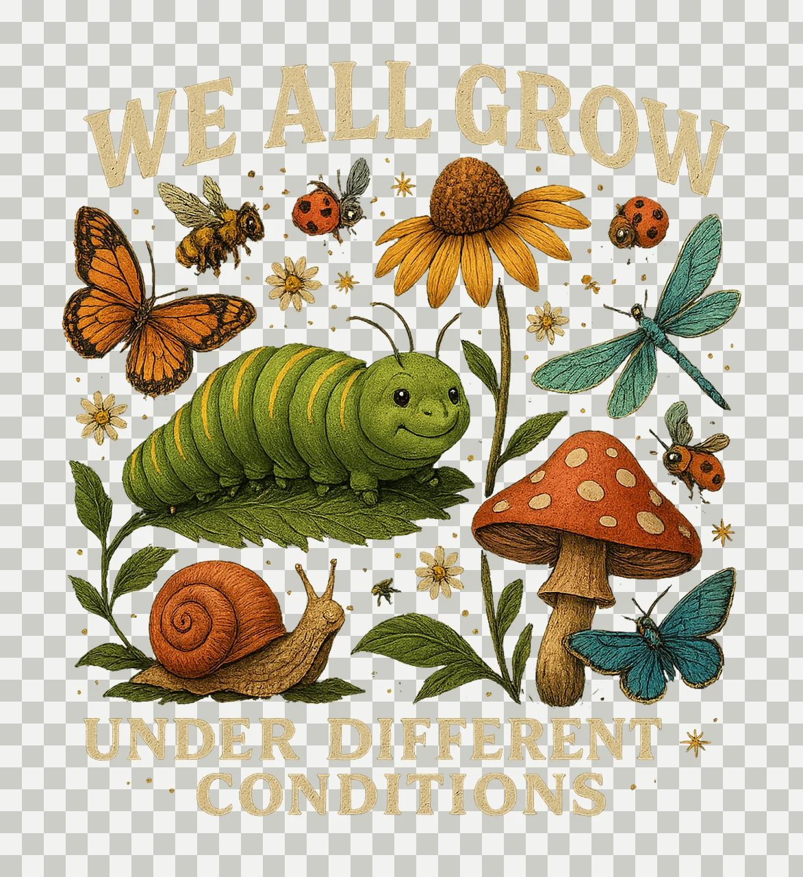 Autism Awareness We All Thrive Sublimation Design Mental transparency and detail preview thumbnail