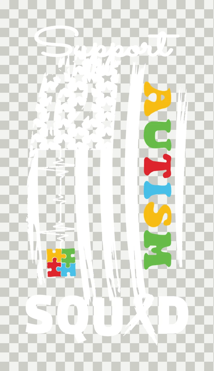 Autism Flag awareness neurodiversity puzzle piece acceptance transparency and detail preview thumbnail